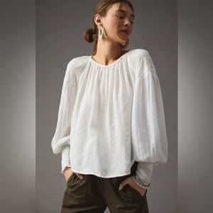 Anthropologie Conditions Apply Miranda Peasant Blouse